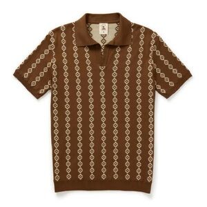 DANDY DEL MAR THE SEBASTIAN SHIRT IN CARAJILLO